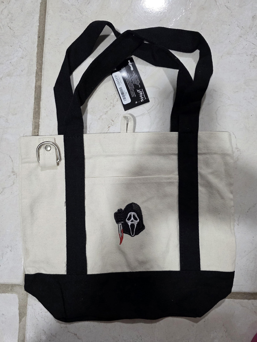 Viral Ghost Face Tote Bag